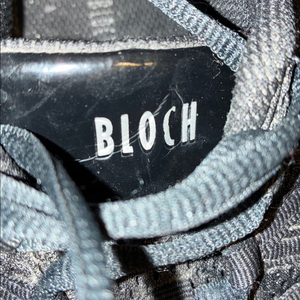 BLOCH JAZZ DANCE SHOES, Black, Practice, Leather/Mesh Lace-up, Split Sole. 9 EUC - Picture 10 of 16